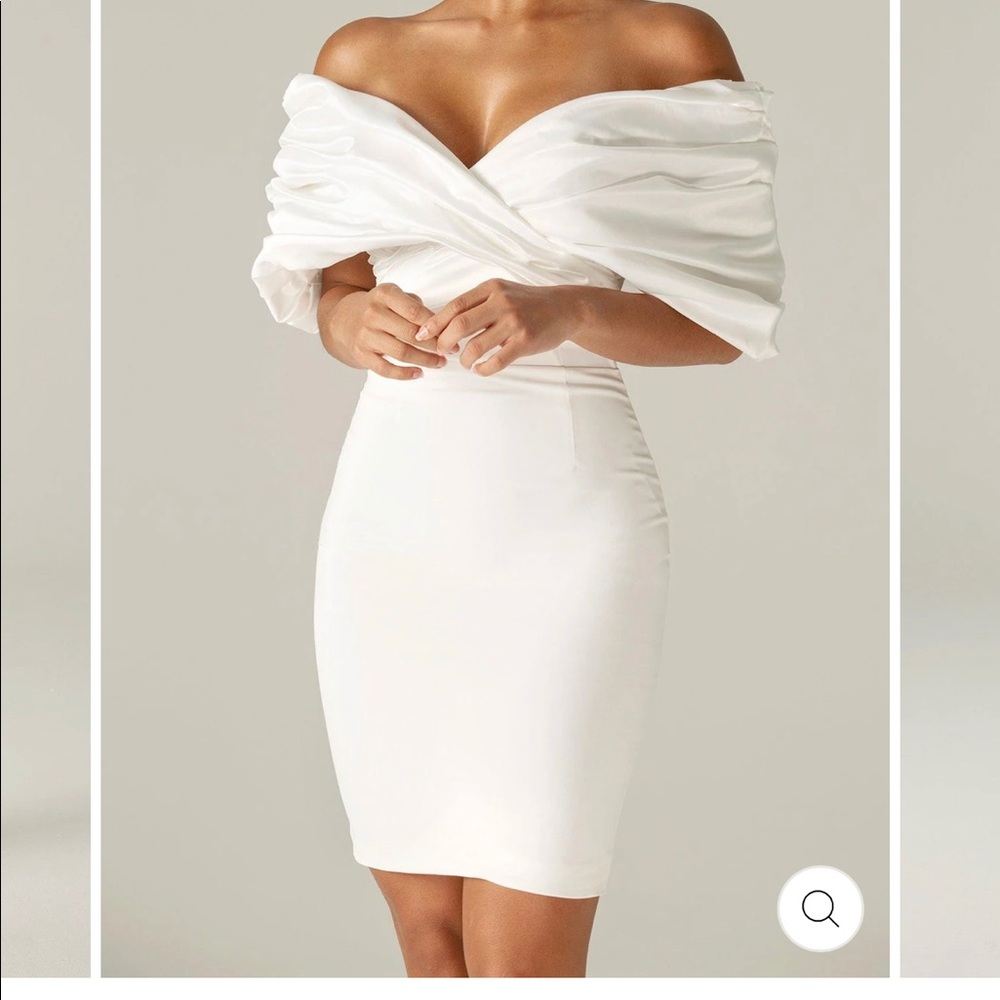 Brand new Alieva off shoulder gown